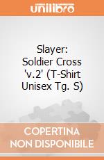 Slayer: Soldier Cross 'v.2' (T-Shirt Unisex Tg. S) gioco di Rock Off