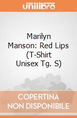 Marilyn Manson: Red Lips (T-Shirt Unisex Tg. S) gioco