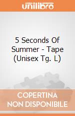 5 Seconds Of Summer - Tape (Unisex Tg. L) gioco di Rock Off