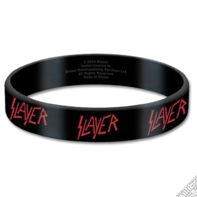 Slayer - Logo (Braccialetto Gomma) gioco di Rock Off