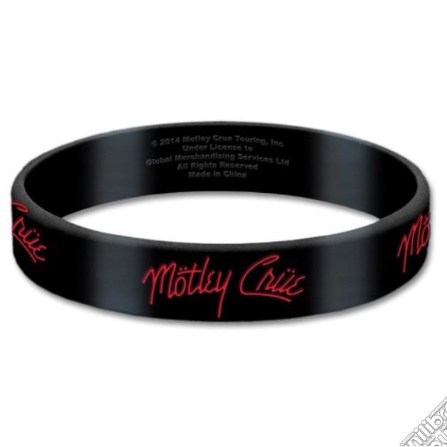 Motley Crue - Logo (Braccialetto Gomma) gioco di Rock Off