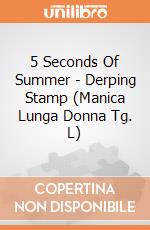 5 Seconds Of Summer - Derping Stamp (Manica Lunga Donna Tg. L) gioco di Rock Off