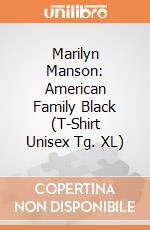 Marilyn Manson: American Family Black (T-Shirt Unisex Tg. XL) gioco