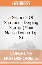 5 Seconds Of Summer - Derping Stamp (Maxi Maglia Donna Tg. S) gioco di Rock Off