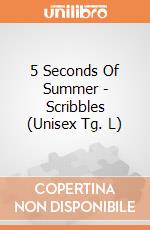 5 Seconds Of Summer - Scribbles (Unisex Tg. L) gioco di Rock Off