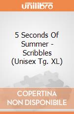 5 Seconds Of Summer - Scribbles (Unisex Tg. XL) gioco di Rock Off