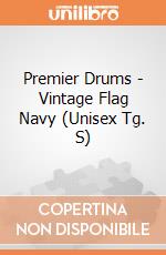 Premier Drums - Vintage Flag Navy (Unisex Tg. S) gioco di Rock Off