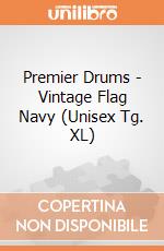 Premier Drums - Vintage Flag Navy (Unisex Tg. XL) gioco di Rock Off