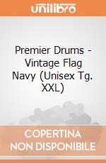 Premier Drums - Vintage Flag Navy (Unisex Tg. XXL) gioco di Rock Off