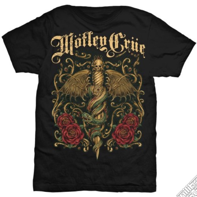 Motley Crue: Exquisite Dagger (T-Shirt Unisex Tg. S) gioco di Rock Off
