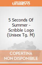 5 Seconds Of Summer - Scribble Logo (Unisex Tg. M) gioco di Rock Off
