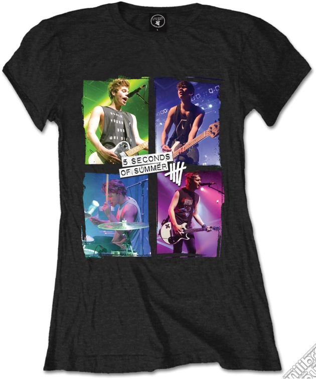 5 Seconds Of Summer - Live In Colours (T-Shirt Donna S) gioco di Rock Off