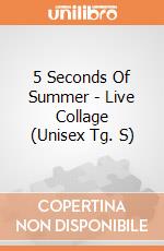 5 Seconds Of Summer - Live Collage (Unisex Tg. S) gioco di Rock Off