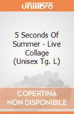 5 Seconds Of Summer - Live Collage (Unisex Tg. L) gioco di Rock Off