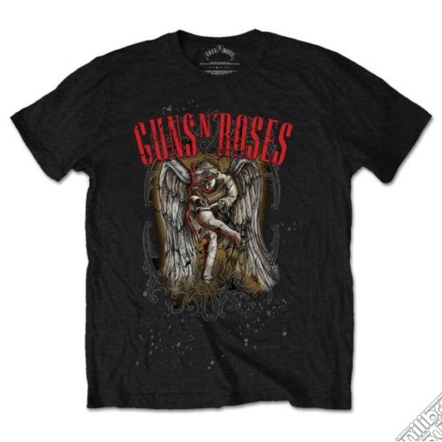 Guns N' Roses: Sketched Cherub (T-Shirt Unisex Tg. S) gioco di Rock Off