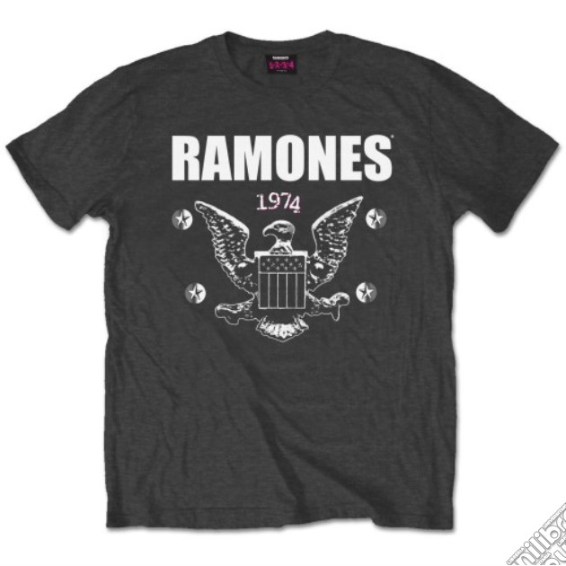 Ramones: 1974 Eagle (T-Shirt Unisex Tg. XL) gioco di Rock Off