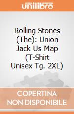 Rolling Stones (The): Union Jack Us Map (T-Shirt Unisex Tg. 2XL) gioco di Rock Off