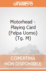 Motorhead - Playing Card (Felpa Uomo) (Tg. M) gioco di Rock Off