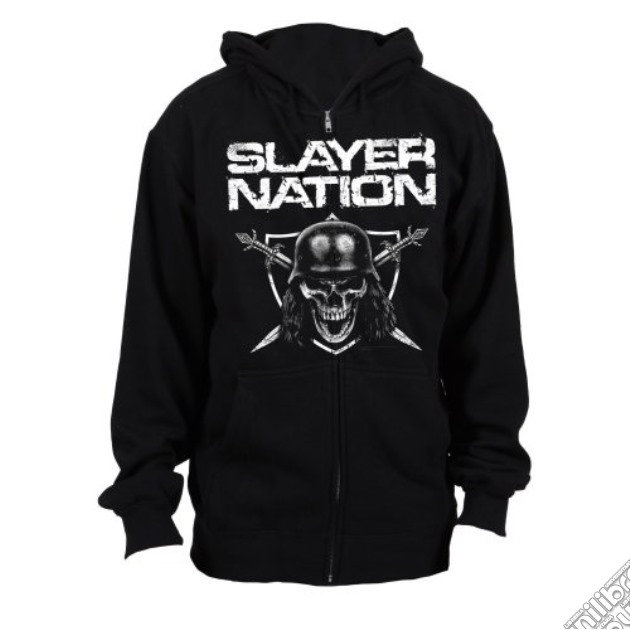Slayer: Slayer Nation (Felpa Con Cappuccio Unisex Tg. S) gioco di Rock Off