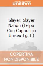 Slayer: Slayer Nation (Felpa Con Cappuccio Unisex Tg. L) gioco di Rock Off