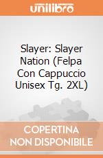 Slayer: Slayer Nation (Felpa Con Cappuccio Unisex Tg. 2XL) gioco di Rock Off