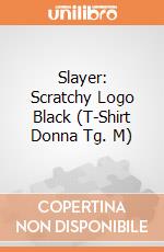 Slayer: Scratchy Logo Black (T-Shirt Donna Tg. M) gioco di Rock Off