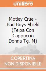 Motley Crue - Bad Boys Shield (Felpa Con Cappuccio Donna Tg. M) gioco di Rock Off