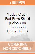 Motley Crue - Bad Boys Shield (Felpa Con Cappuccio Donna Tg. L) gioco di Rock Off