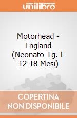 Motorhead - England (Neonato Tg. L 12-18 Mesi) gioco di Rock Off