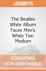 The Beatles White Album Faces Men's White Tee: Medium gioco di Rock Off