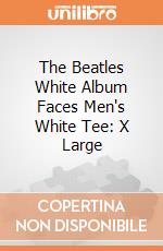 The Beatles White Album Faces Men's White Tee: X Large gioco di Rock Off