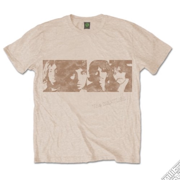 Beatles (The): White Album Faces Sand (T-Shirt Unisex Tg. M) gioco di Rock Off