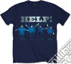 Beatles (The): Help Silver Logo Navy (T-Shirt Unisex Tg. S) giochi