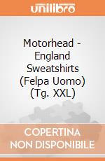 Motorhead - England Sweatshirts (Felpa Uomo) (Tg. XXL) gioco di Rock Off