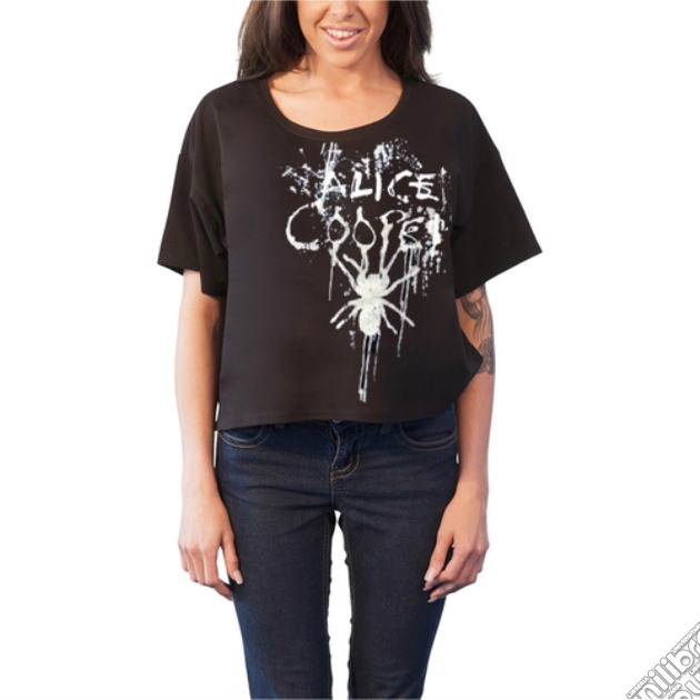 Alice Cooper: Spider Splatter (T-Shirt Donna Tg. M) gioco di Rock Off