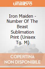 Iron Maiden - Number Of The Beast Sublimation Print (Unisex Tg. M) gioco di Rock Off