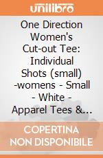 One Direction Women's Cut-out Tee: Individual Shots (small) -womens - Small - White - Apparel Tees & Shirtscut-out Tee - Cut-outs gioco