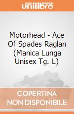 Motorhead - Ace Of Spades Raglan (Manica Lunga Unisex Tg. L) gioco di Rock Off