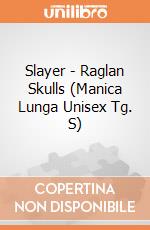 Slayer - Raglan Skulls (Manica Lunga Unisex Tg. S) gioco di Rock Off