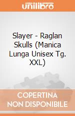 Slayer - Raglan Skulls (Manica Lunga Unisex Tg. XXL) gioco di Rock Off