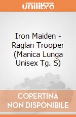 Iron Maiden - Raglan Trooper (Manica Lunga Unisex Tg. S) gioco di Rock Off