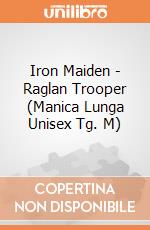 Iron Maiden - Raglan Trooper (Manica Lunga Unisex Tg. M) gioco di Rock Off
