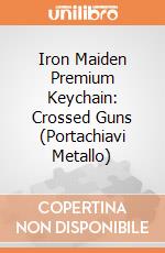 Iron Maiden Premium Keychain: Crossed Guns (Portachiavi Metallo) gioco