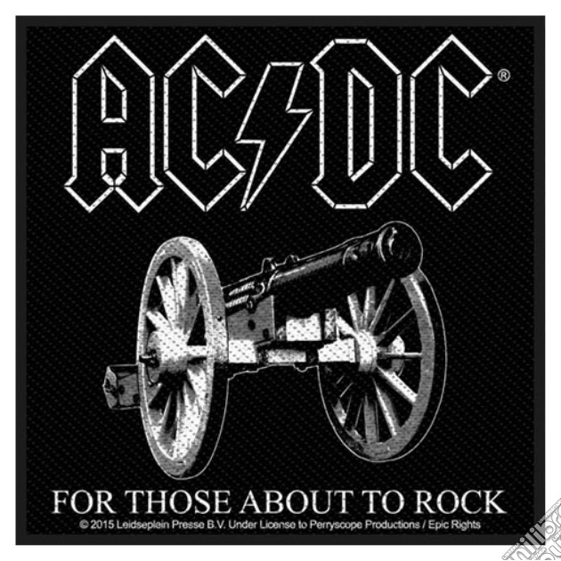 Ac/Dc Standard Patch: For Those About To Rock (Toppa) gioco