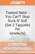 Twisted Sister - You Can'T Stop Rock N' Roll (Set 2 Tappetini Per Giradischi) gioco di Terminal Video