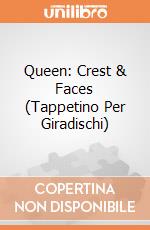 Queen: Crest & Faces (Tappetino Per Giradischi) gioco