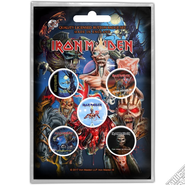 Iron Maiden: Later Albums Button (Badge Pack) gioco