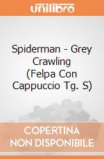 Spiderman - Grey Crawling (Felpa Con Cappuccio Tg. S) gioco