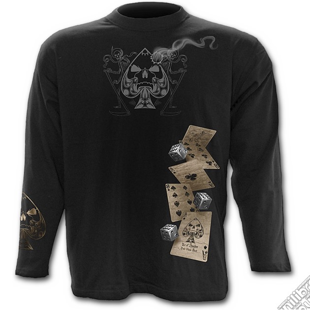 Dead Mans Hand - Longsleeve T-shirt Black (tg. Xxl) gioco di Spiral Direct