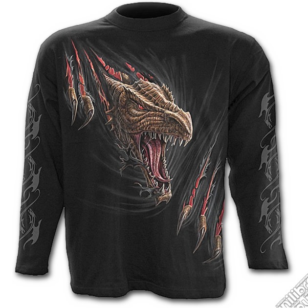 Dragon Rip - Longsleeve T-shirt Black (tg. L) gioco di Spiral Direct